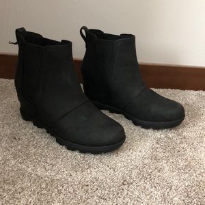 SOREL JOAN OF ARCTIC WEDGE II LEATHER CHELSEA BOOT